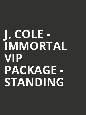 J. Cole - Immortal VIP Package - Standing at O2 Arena